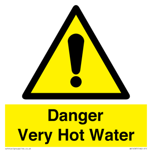 Danger Very Hot Water 